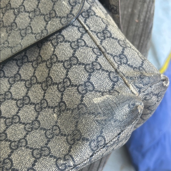 Gucci Beige and Blue Women's Diaper Bag - Picture 5 of 15